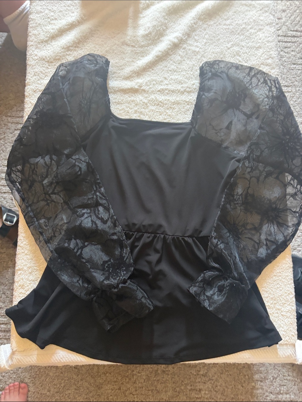 Maurices Black Women's Top with Subtle Scoop Neck